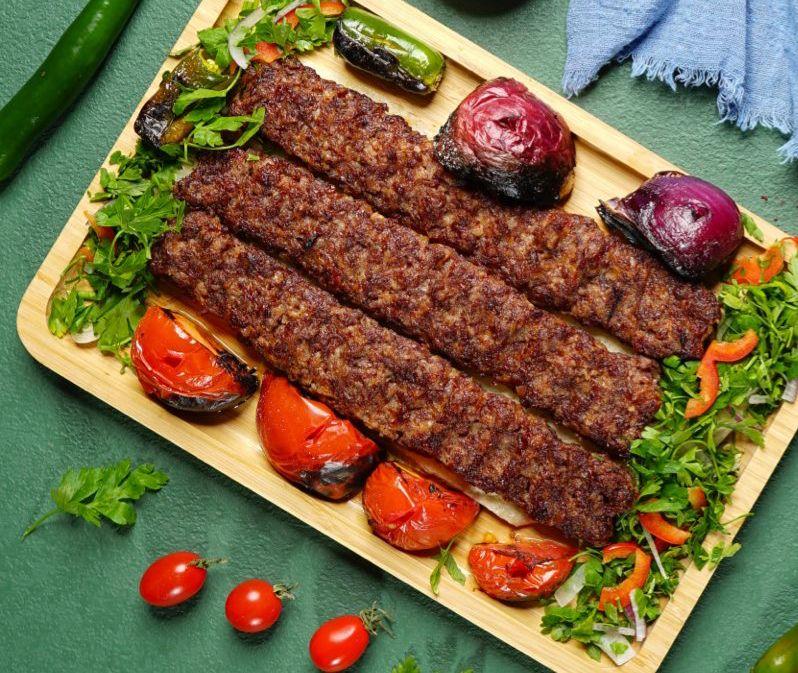 طبق كباب اللحم