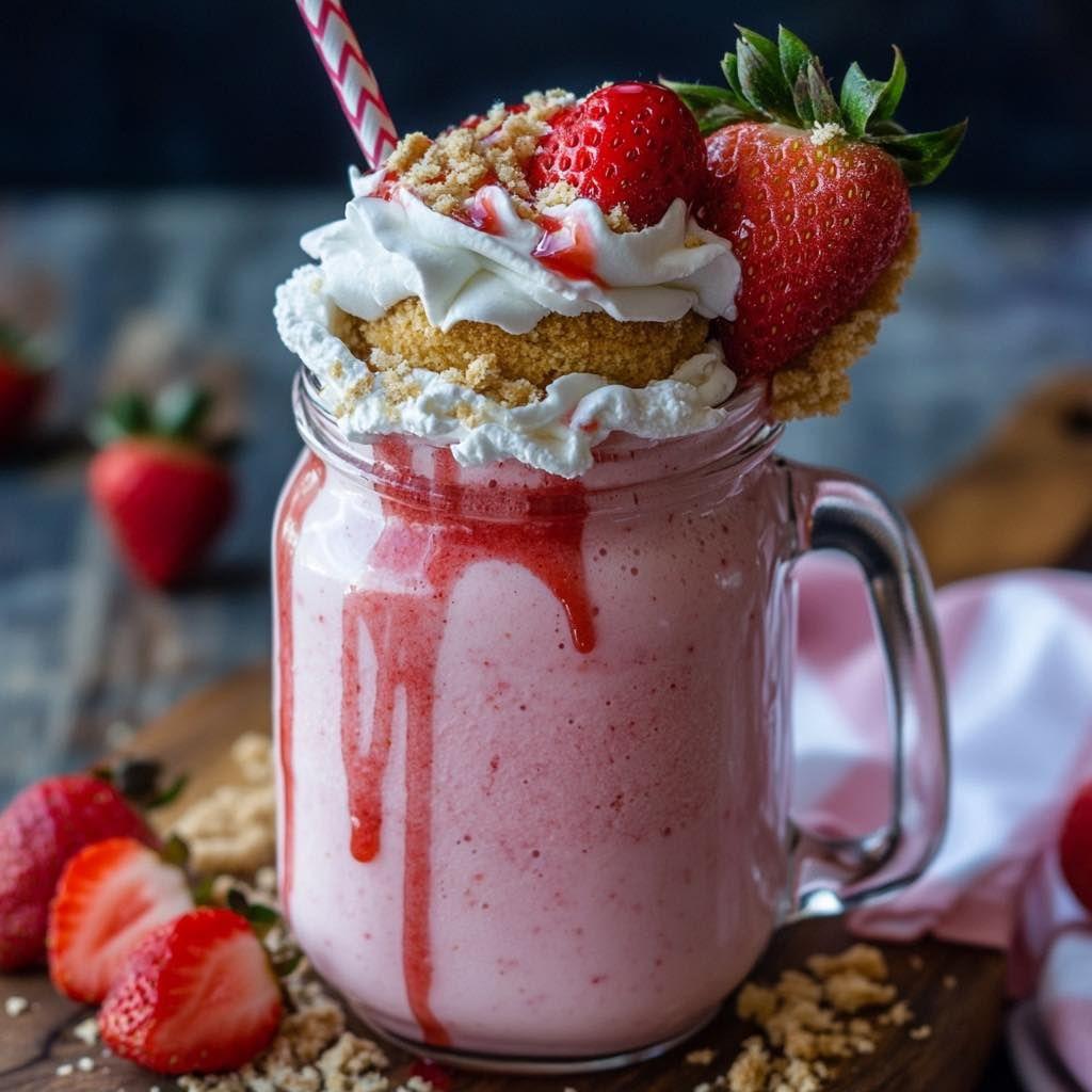 ميلك شيك تشيز كيك