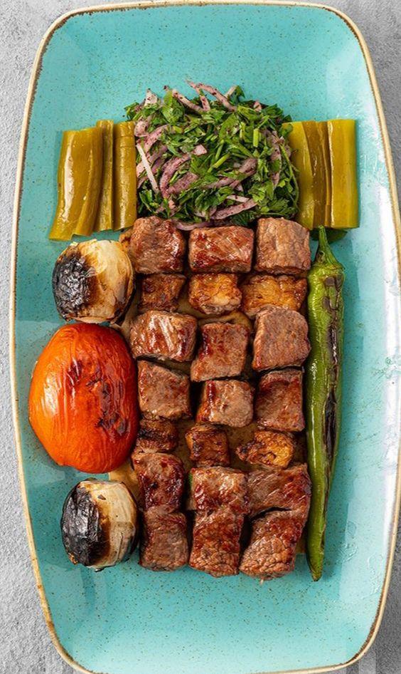 طبق أوصال لحم